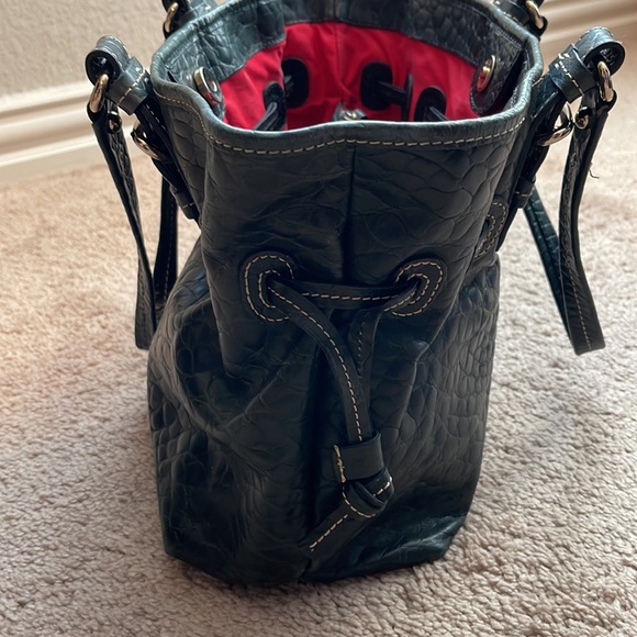 Dooney & Bourke Chiara black leather tote - Picture 7 of 8